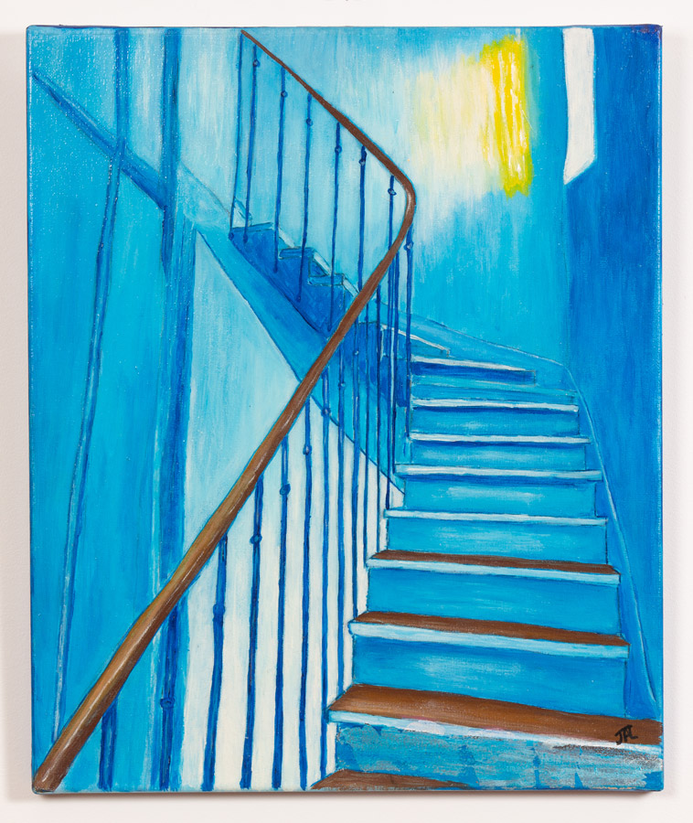 L'escalier-16, Peinture par Jfl